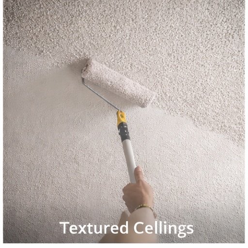 Textured ceiling work