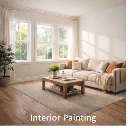Interior painting example